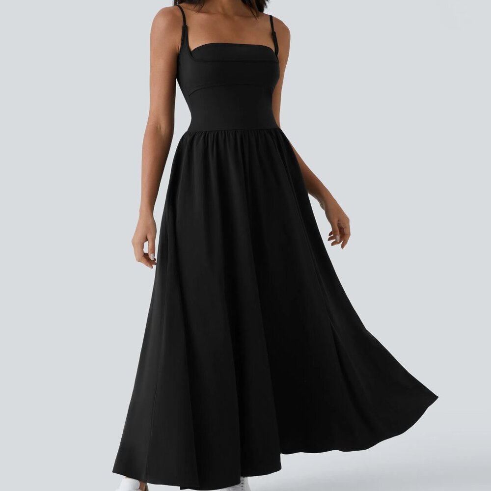 HALARA Black Maxi Dress